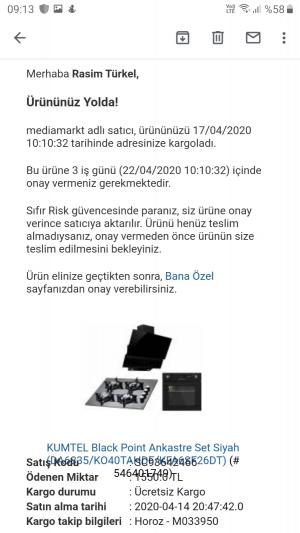 Media Markt Eksik Ürün Gönderimi Ve 2 Aydır Bu Sorunun Giderilmemesi